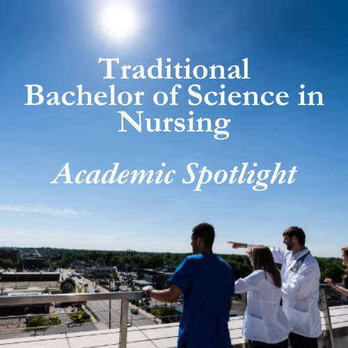 Nursing students on Health Campus
